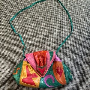 Genuine Leather-1980s Sharif Purse-Sharif Vintage Shoulder Bag